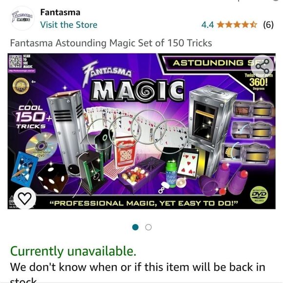 Fantasma astounding magic set / 150 tricks - Picture 3 of 3